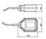 Interruptor de nivel horizontal para vaciado serie 3881 de Genebre. 40cm
